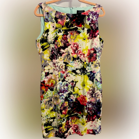 Tahari size 8 Floral Dress - Picture 1 of 3